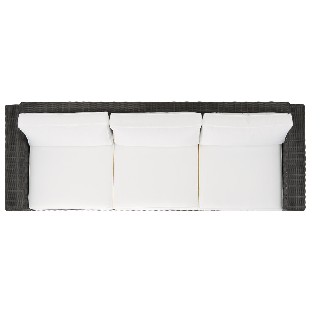 Swifton 94.5" Wicker Sofa